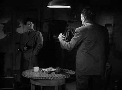Let's blow.
Give me the roscoe. - The Glass Key