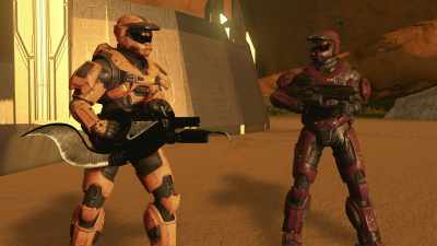 Let's do this.
Oops, I mean let's do.. - Red vs. Blue: Restoration