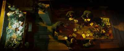 - Let's drink to Bill.
- To Bill. - Raging Fire