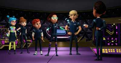 Let's finish uploading that virus
and split before-- - Spy Kids: Mission Critical