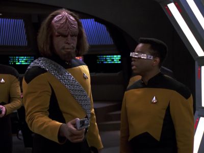 - Let's get out of here.
- Lower the force field. - Star Trek: The Next Generation