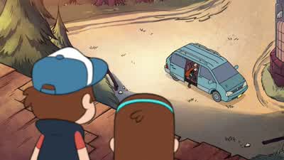 Let's get outta here! - Gravity Falls