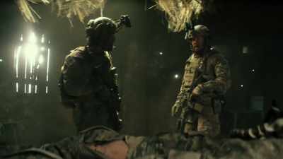 Let's get some ammo and
weapons off the wounded, all right? - SEAL Team