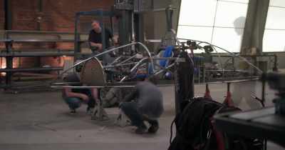 Let's get the car off the table
and onto jacks - White Rabbit Project