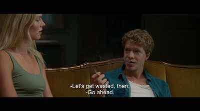 - Let's get wasted, then.
- Go ahead. - Lake of Death