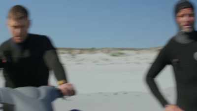 Let's give him a push to get
him to the water's edge. - Edge of the Earth