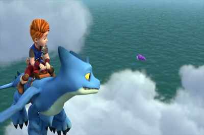 Let's give him another one to try.
Here's one I call Swiftwing spin spiral! - Dragons: Rescue Riders