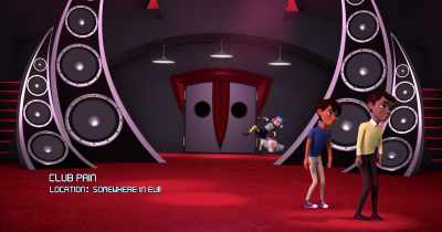 ♪ Let's go, disco, disco...  ♪ - Spy Kids: Mission Critical