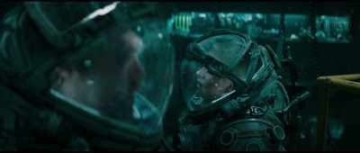 - Let's go.
- [door buzzes] - Underwater
