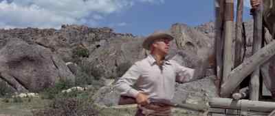 Let's go! Everybody out. - Guns of the Magnificent Seven