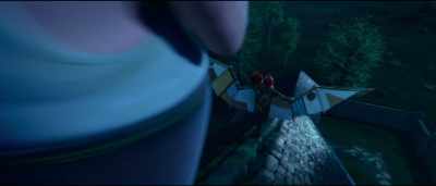 - Let's go!
- (FELICIE SHRIEKS) - Leap!