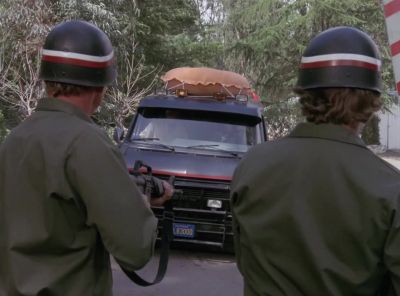 Let's go find a place
to set this thing down. - The A-Team