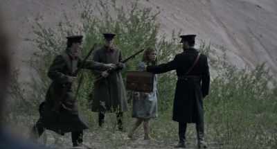 Let's go find your baby.
[speaking Russian] - Ashes in the Snow