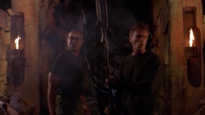 - Let's go! Let's go!
- This way. - Stargate SG-1
