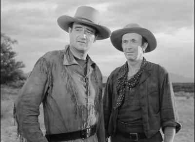 - Let's go.
- [Man Whistles, Shouts] - Red River