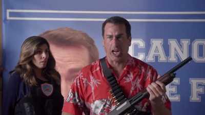 Let's go shoot the dicks off those shit hogs! - Rob Riggle's Ski Master Academy