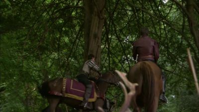 Let's go surprise him.
[Horse neighing] - The Tudors