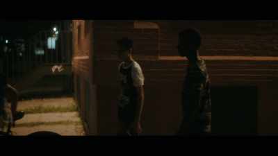 - Let's go.
- That white lady is bad news. - Vampires vs  the Bronx