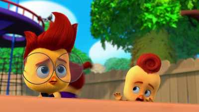 -Let's hide!
- seven... eight... - The Chicken Squad