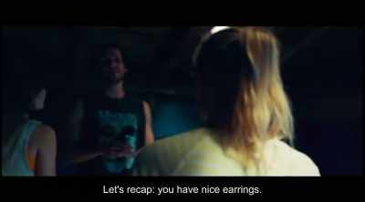 Let's hold on,
you have cool earrings. Cheers. - Tiger Girl
