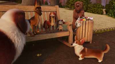 Let's hurry up. Bernard has a good idea to get into the palace. - The Queen's Corgi