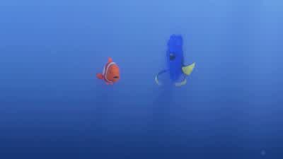 Now let's ask somebody for directionsFine Who do you want to ask the speck - Finding Nemo
