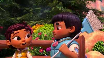 Let's make our clapper sticks.
We have a concert to get to. - Spirit Rangers
