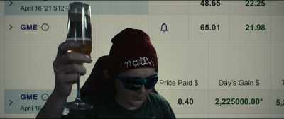 - Let's raise a glass - Dumb Money
