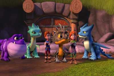 Let's save some sheep.
We're wings up in five. - Dragons: Rescue Riders
