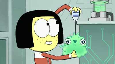 Let's see. According to your tag,
you're "Failed Experiment 83." - Big City Greens the Movie: Spacecation