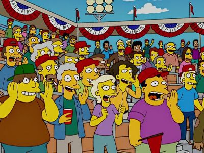 Let's see, B. - The Simpsons