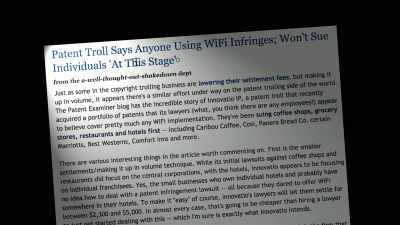 LET'S SEE,
PATENT TROLL SAYS - The Patent Scam