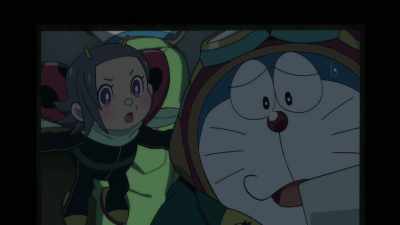 Let's see... This cable goes here... - Doraemon the Movie: Nobita's Sky Utopia
