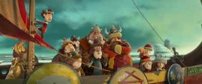 Let's see, to
port certain death, - Vic the Viking and the Magic Sword