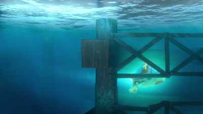 Let's see what I can see under the sea. - Mighty Monsterwheelies