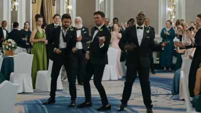 ♪ Let's show the world
we can dance ♪ - The Groomsmen: First Look