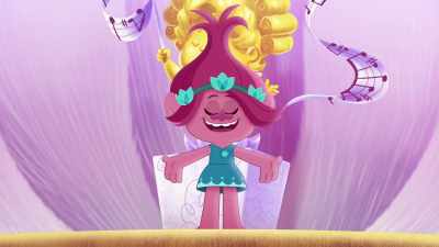 Let's start nice and slow,
by hugging this! Who wants to
try? - Trolls: TrollsTopia