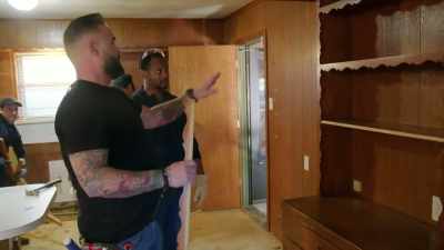 Let's surgically pull that,
the doors, this. - Renovation Impossible