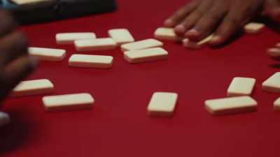 Lets swing the
action onto table two. - Domino: Battle of the Bones
