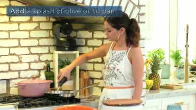 Let's take the gnocchi on this guy here, - Selena + Chef
