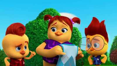 Let's take the squad car
so we can get there faster. - The Chicken Squad