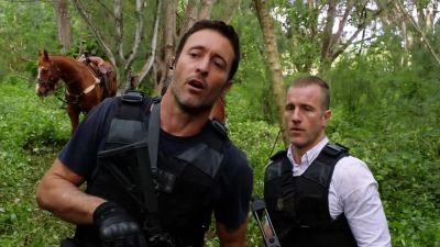 Let's take up cover
behind those rocks over there, - Hawaii Five-O