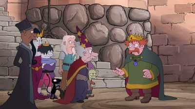 Let's try it on somebody
a little more, uh, not me. - Disenchantment