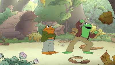 Let's try walking away from this spotto see what we can find. - Frog and Toad
