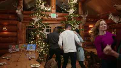 ♪ Let's turn off tree lights
and I'll build a fire ♪ - Cloudy with a Chance of Christmas