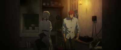 Let's visit him again in the morning. - Violet Evergarden: The Movie