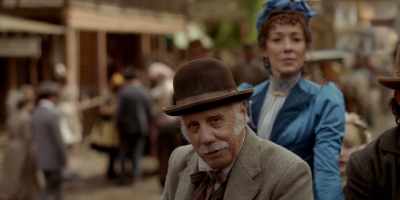 ...letting this slimy
cocksucker slither his way - Deadwood: The Movie