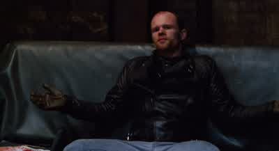 Murphy on walkie-talkie: Lewis. - RoboCop