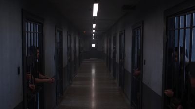 Lex's cell is through that door. - Supergirl