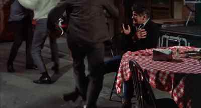 - lf you see Fluff anyplace, let me know.
- Oh, forget her, will you, Nick? - Kid Galahad